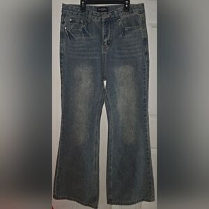 Balenciaga Gray Flare Women's Jeans